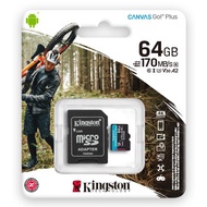 Kingston Micro SD Card V30 (SDCG3)64GB 128GB 256GB 170Mb/s [Drone Camera &amp; 4K Camcorder]