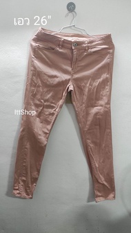 กางเกงทำงานมือสอง ขายาว uniqlo เอว 26"