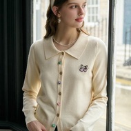 Rosalie 彼得潘領開襟衫