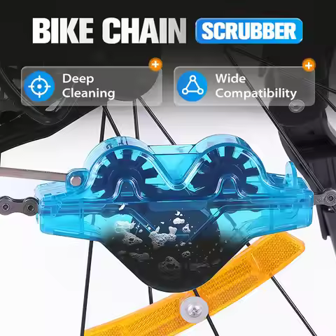 Bike Chain Scrubber Efficient Bicycle Frog Chain Cleaner Cycling Scrubber Washer Bicycle Cleaning Ma