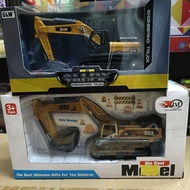 Diecast alloy die cast construction truck toy, beko backhoe forklift loader crawler excavator hydrau