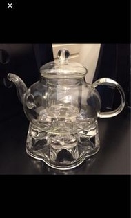 玻璃茶壺及花茶座