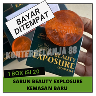 SABUN BEXINDO 1 BOX KEMASAN BARU LOGO BEAUTY EXPOSURE INDONESIA SOAP BEXINDO - sabun kolagen herbal