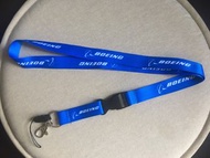 波音公司 BOEING LANYARD 掛繩 頸繩 航空公司 LOGO **PLASTIC BUCKLE** 掛繩 頸繩 航空公司 LOGO 飛機 AIRCRAFT AEROPLANE 