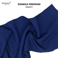 Kain Bahan Shakila Premium Samira Stretch Sakila Syakila Shakilla Twill Gamis Ecer Meteran per 50 cm