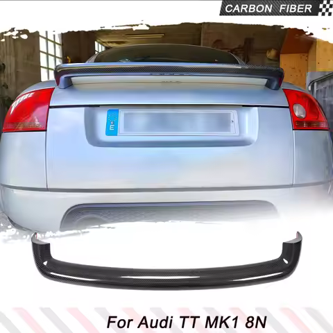 Carbon Fiber Car Rear Trunk Spoiler Wing for Audi TT Quattro Mk1 Type 8N 1998-2006 Rear Trunk Racing