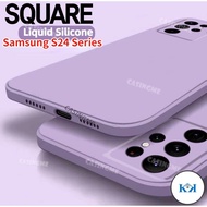 KK Samsung S24 Ultra 2024 Square Liquid Casing For Samsung Galaxy S24Ultra S24 24S SamsungS24Ultra S