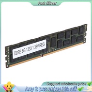 8GB DDR3 1333MHZ Ecc Ram Memory PC3L-10600R 1.35V 2RX4 REG Ecc RAM for Server Workstation