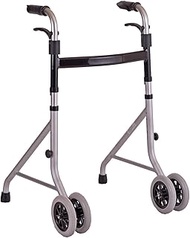 Walker For Seniors Rollator Folding Rollator Walker Aid Adjustable Height Walking Stick With Wheel For Elderly Adult Seniors Disabled Handrails Crutches (Color : Gray) (Gray) little surprise