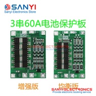 3 Strings 11.1V 12.6V 18650 Lithium Battery Protection Board with Balanced Startable Electric Drill 60A Current