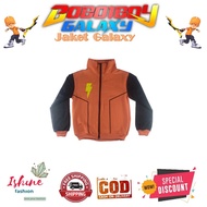 Boboiboy Galaxy Orange Fleece Jacket Costume