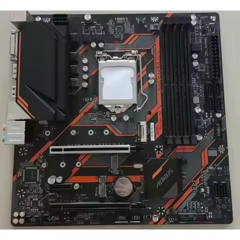 Used B365M AORUS ELITE Micro ATX Motherboard LGA 1151 Support 8th 9th Gen Core CPU DDR4 RAM Mainboar