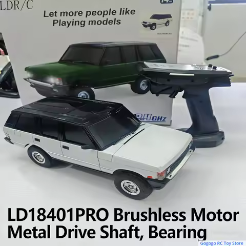 Upgrade Metal Parts RC Car 1/18 LD18401PRO Brushless Motor Metal Drive Shaft Gears Bearings 4WD High