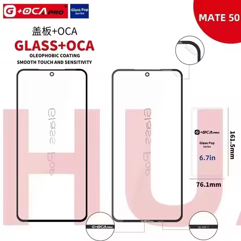 10PCS G+OCA PRO Screen Touch Glass+OCA For HUAWEI Honor X5 X6 X7A X8 80PRO P Smarts P Smart 2019 202