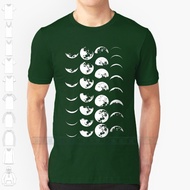 Moon Phases No. 2 Custom Design Print For Men Women Cotton New Cool Tee T Shirt Big Size 6xl Moon Moon Phases Lune XS-6XL