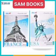 Combo of 10 Thien Long horizontal notebooks Score 10 Around the world TPNB102 DL70g 72 million/80 mi