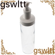 GSWLTT Olive Oil Dispenser, with Non-Drip Spout with Auto Flip Cap Vinegar Container, Large White 500ml Oil Bottle Glass Baking