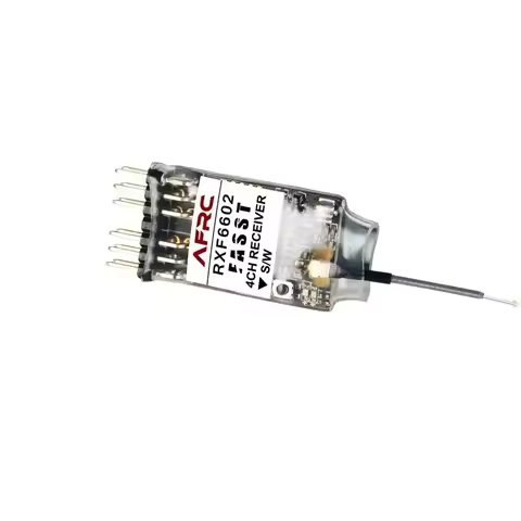 AFRC-RXF6602 Mini Receiver For Futaba S-FHSS FASST 6EX, 7C, TM-7, TM-8, T8FG, T10C, TM-10, T10CG, T1