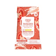 Fresh Skinlab Tomato Glass Skin Make Up Wipes Remover 15s (Buy 1 Take 1)
