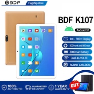 (Free Leather Case)BDF Tab K107 10.1 inch Android 10 5G WIFI Tablets SC9863A Ten Core FHD Display 10