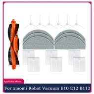 For Xiaomi E12 E10 B112 robot vacuum cleaner main brush side brush mop cloth HEPA filter spare part 