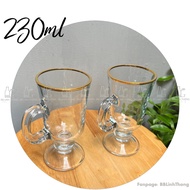 Hot drink glass cup | Pasabahce golden touch irish coffee 230ml