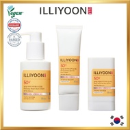 [ILLIYOON] Daily Mineral Sun Stick 20g/Mineral Skin Barrier Sun Cream 50ml/Mild Easy-Wash Sun Cream 