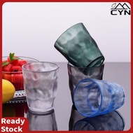 Transparent Plastic Wine Glass 220ml Acrylic Beer Cup Frosted Color Glacier Cup Restaurant Catering 
