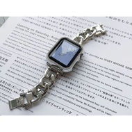 Silver Diamond Case Apple Watch 10th Generation 3456 Electroplating Diamond Case Protective Case, Su