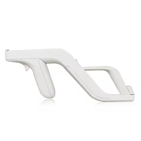 Light Gun Attachment for Nintendo Wii/Wii U Remote Zapper Shooting Games Color White