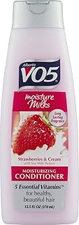 Alberto VO5 Moisture Milks Moisturizing Conditioner Strawberries & Cream, 12.5oz (Pack of 3)