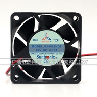 SJ6025HD2 Taiwan Sanju 6025 24V 0.18 A 6CM Dual Ball Inverter Cooling Fan