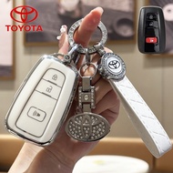 Toyota 3 Buttons Key Case Suitable For Toyota CHR/camry/altis/corolla cross/corolla altis Key Cover 