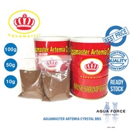 AQUAMASTER ARTEMIA CYSTS BBS BRINE SHRIMP EGGS - betta - guppy - fry - ikan laga - talapia - anak ik