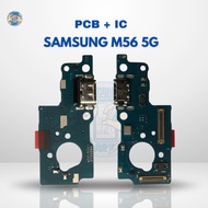 PCB BOARD CHARGER CONNECTOR FLEXI ORI CON T/C SAMSUNG M566 / GALAXY M56 5G + MIC