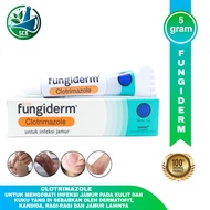 Krim Fungiderm Clotrimazole 5 gr - Obat Salep Infeksi Jamur
