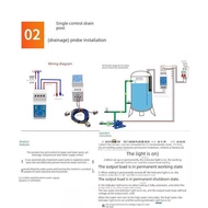 Water Tower Pump Level Automatic Controller Water Pump Liquid Level Relay AC 220V Float Switch Upper