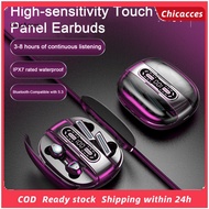 ChicAcces High-sensitivity Touch Panel Earbuds Touch-sensitive Wireless Earbuds Wireless Earphone Bluetooth Headphones Power Display In-ear Earbuds for Music Call 2 Pairs