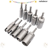 NAILSDECOR Butterfly Bolt Socket Sleeve, H10/12/14/16/18 Steel Wing Nut Driver Slot, Practical H11/1