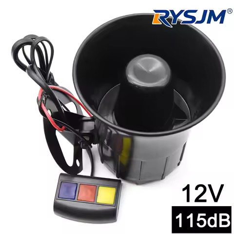 3 Siren Sounds Wired Loud Alarm Horn 110dB Outdoor Alarm Siren Exterior Sirena Alarma Speaker for Al