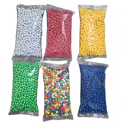 1000 Rounds BBs Bullets Colorful 0.1g 6mm BB Pellets Strikeball Rifle Gun Plastic BB Ball Shooting P