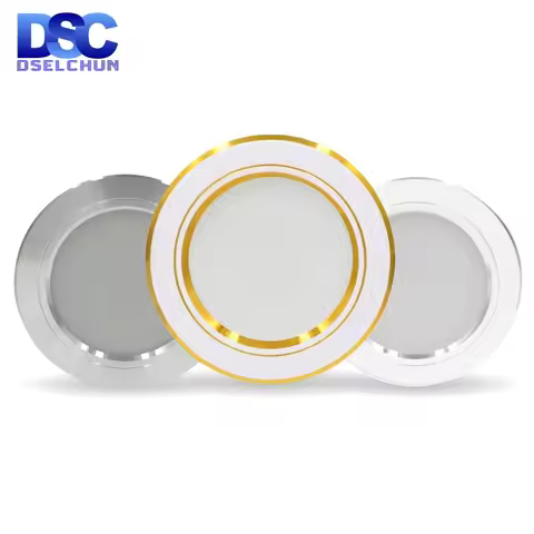 Led Downlights 220V Led Ceiling Light 5W 9W 12W Recessed Down Light Round Led Panel Light 15W 18W LE
