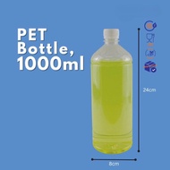 (1306) [BP PLASTIC] 1Liter/1000 ML | 10PCS Per Bundle | BOTOL PLASTIK | BOTOL JUS | BOTOL KOPI | BOT