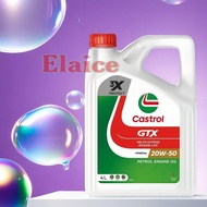 Castrol GTX 20W50 (4 Liter) Mineral Engine Oil - Petrol & Diesel Cars - Toyota Hilux, Prado, Isuzu D