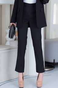 เสื้อสูทผู้หญิงแต่งกระเป๋าอก No.2324 ใส่คู่กางเกงกระบอกเล็ก No.2324-2(S-6XL)