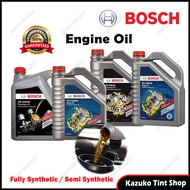 BOSCH Car Engine Oil Black Oil Fully Synthetic Semi Synthetic 5W30 5W40 10W30 10W40 Minyak Hitam Ori