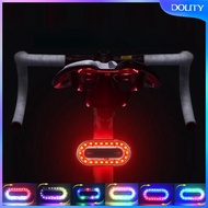 [dolity] Taillight Colorful USB Recharging City Commuting LED Bike Rear