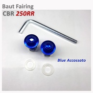 CBR250RR Blue Fairing Bolts - CBR 150R Fairing Body Bolts - CBR 150 Facelift Fairing Bolts - CBR Bod