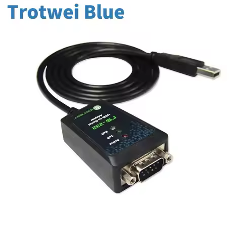 High Quality USB 2.0 to Serial RS-232 DB9 9Pin Adapter Converter Cable FTDI Chipset Length 1M USB TO