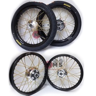 Y15ZR Y15/Y16 Racing Boy 160x17, RCB Lidi Gold, Hub Gantang Chrome 4 Lubang Depan PNP
